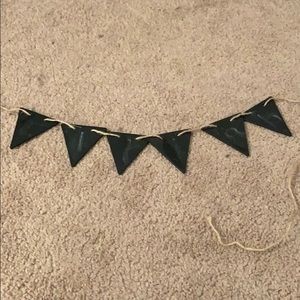 Chalk board garland
